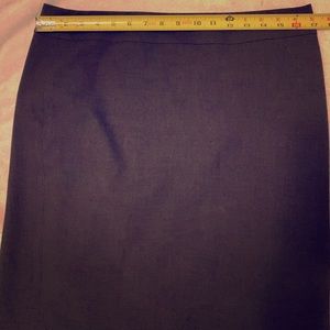 Ann Taylor 12P Charcoal Gray suit skirt